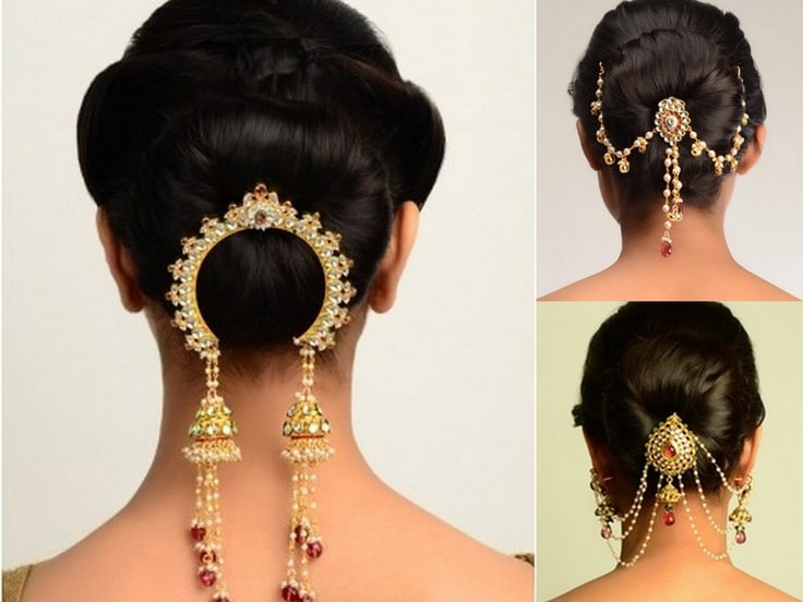Why every Sabya celebrity bride has to do this “Chipku middle part bun”  hairstyle on their reception🤣. Koi compulsion hai kya. All brides end up  looking same with same hairstyle, heavy saree,