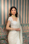 Sunehri Ivory Saree