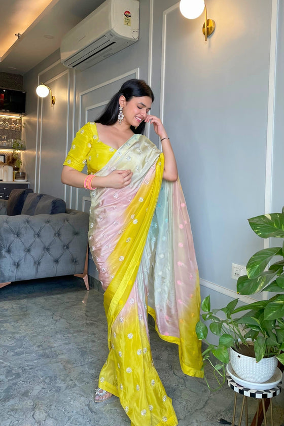 Ombre Tissue Silk Saree