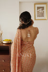 Dusty Rose Tissue Silk Saree