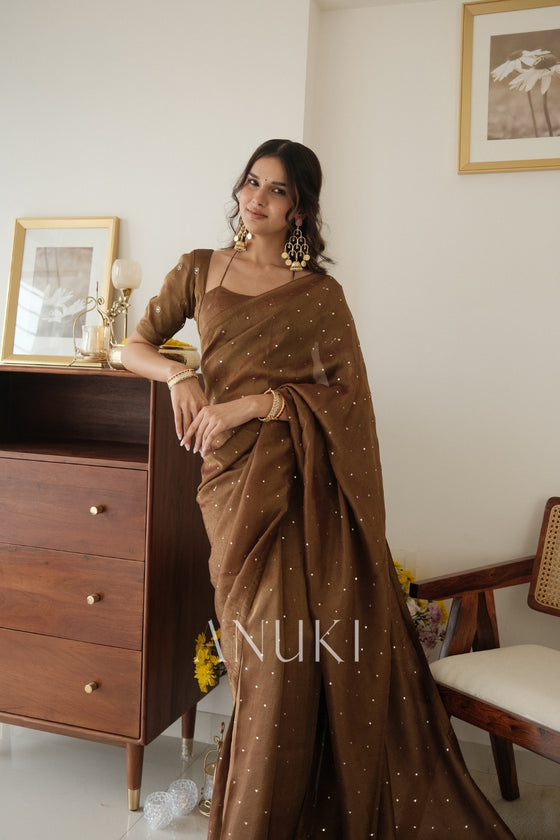 Saanjh Tissue Silk Saree